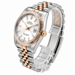 Rolex Datejust 36MM White Dial 116231 Two Tone Watch